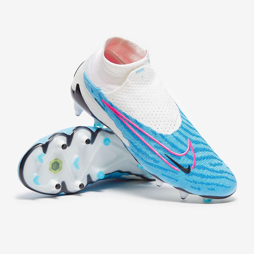 Nike Phantom GX Elite DF SG-Pro Anti-Clog - Baltic Blue/Pink  Blast/White/Laser Blue