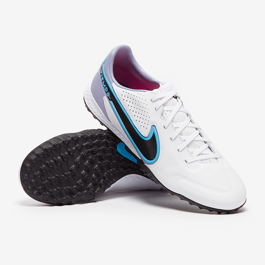 Nike React Tiempo Legend IX Pro - White/Black/Baltic Blue/Pink Blast - Mens Boots Soccer