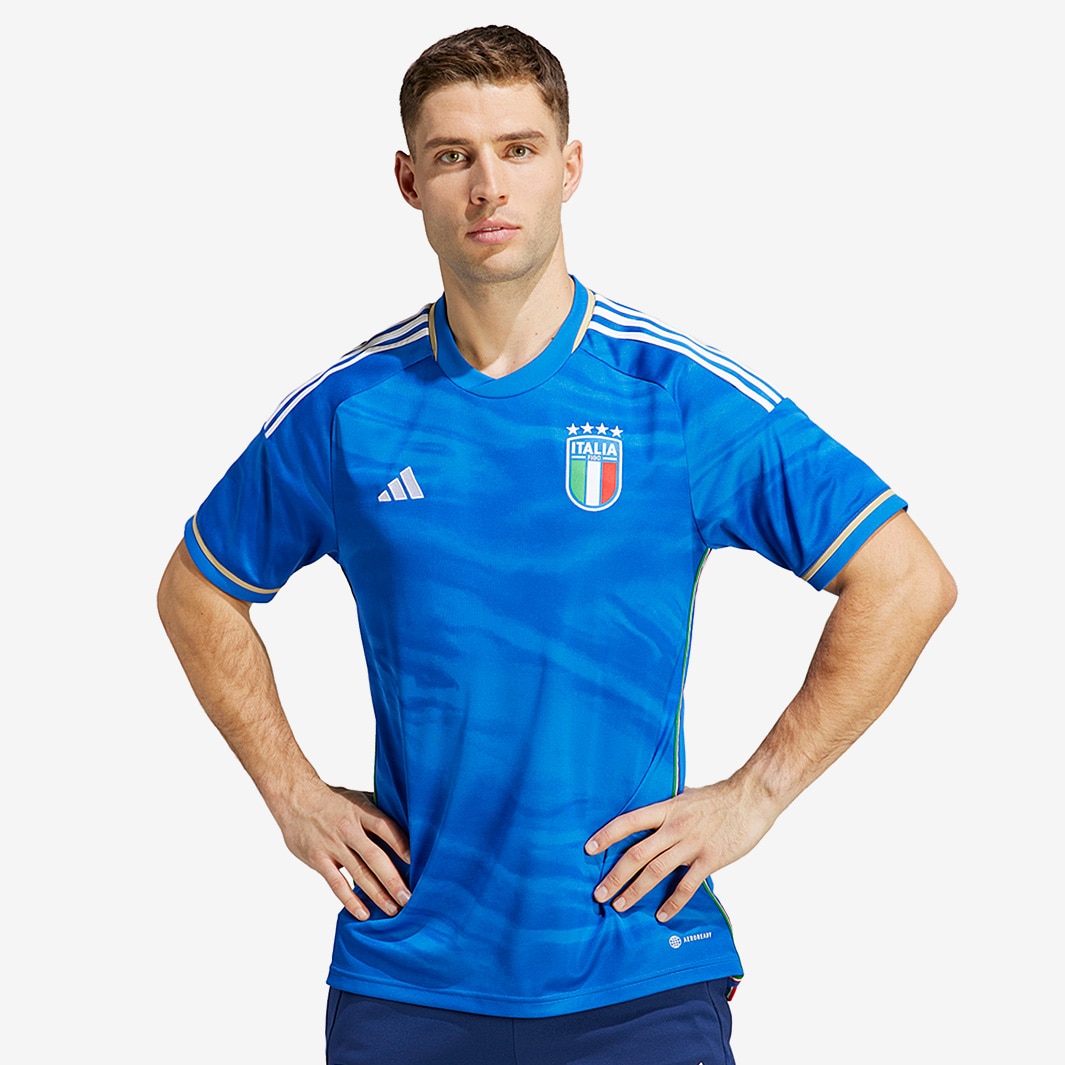 adidas Italy 2023 Home Shirt - Blue - Mens Replica | Pro:Direct Soccer