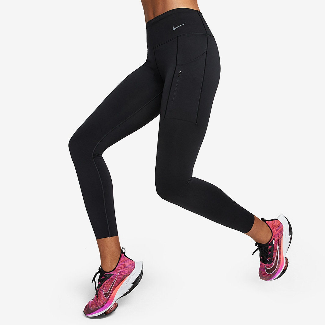Nike Womens Go Leggings - Black/Black - Womens Clothing
