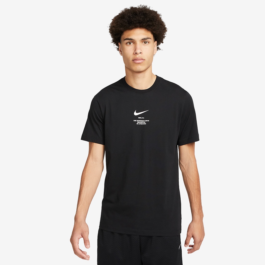 Nike Sportswear Big Swoosh Tee - Black - Tops - Mens Clothing | Pro ...