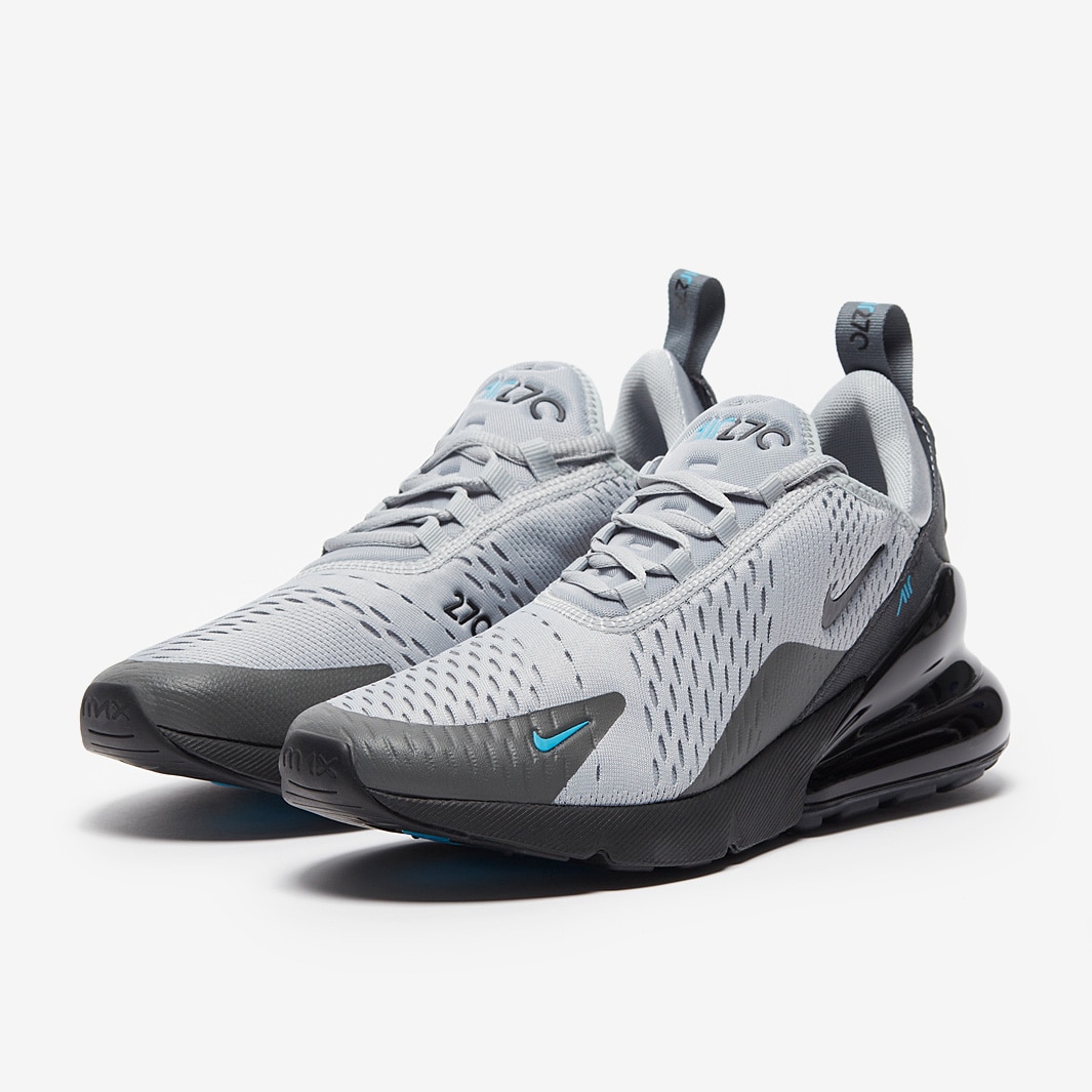 Meditatief Omgeving architect Nike Sportswear Air Max 270 - Wolf Grey/Black/Iron Grey/Blue Lightning -  Trainers - Mens Shoes | Pro:Direct Soccer