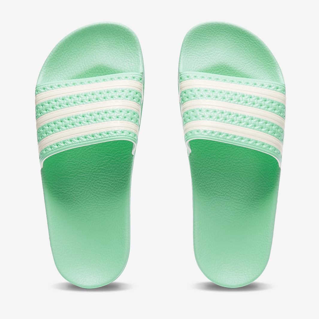 Mint green adidas on sale sliders