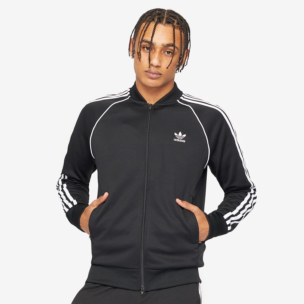 adidas Originals Classics SST Track Top - Black-Tops-Mens Clothing