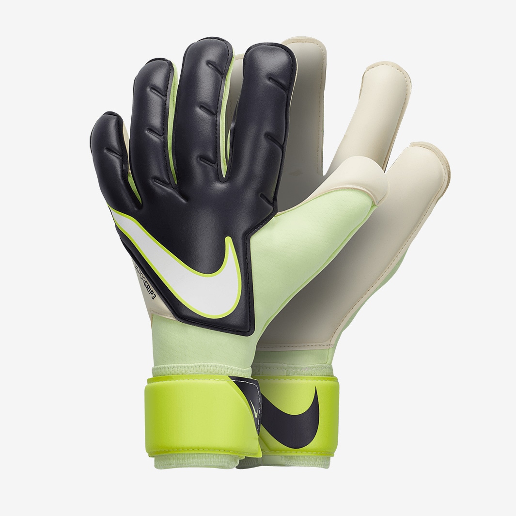 Nike GK Vapor Grip 3 - Gridiron/Barely Volt/White - Mens GK Gloves