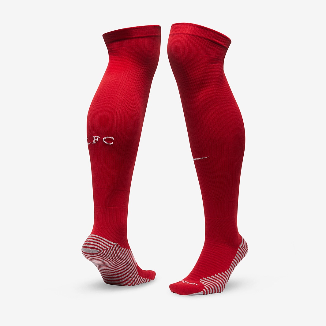 Nike Liverpool FC Strike Home Sock - Gym Red/White - Mens Replica | Pro ...