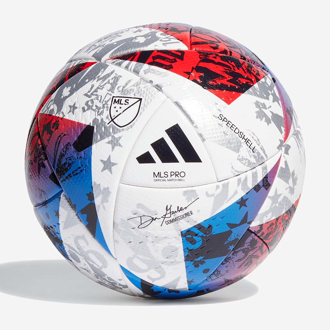 adidas MLS Pro Ball White/Blue/Red Footballs