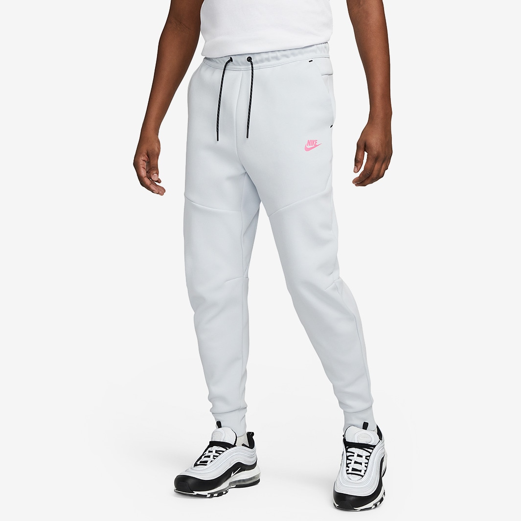 Nike Sportswear Tech Fleece Joggers - Pure Platinum/Hyper Pink ...