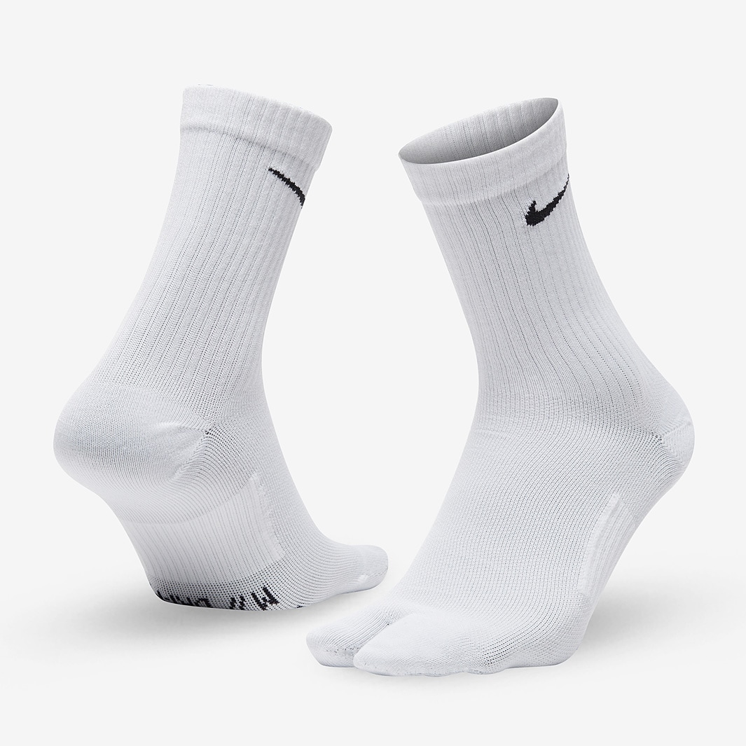 Nike Sportswear Everyday Plus Lightweight Crew Socks - White/Black ...