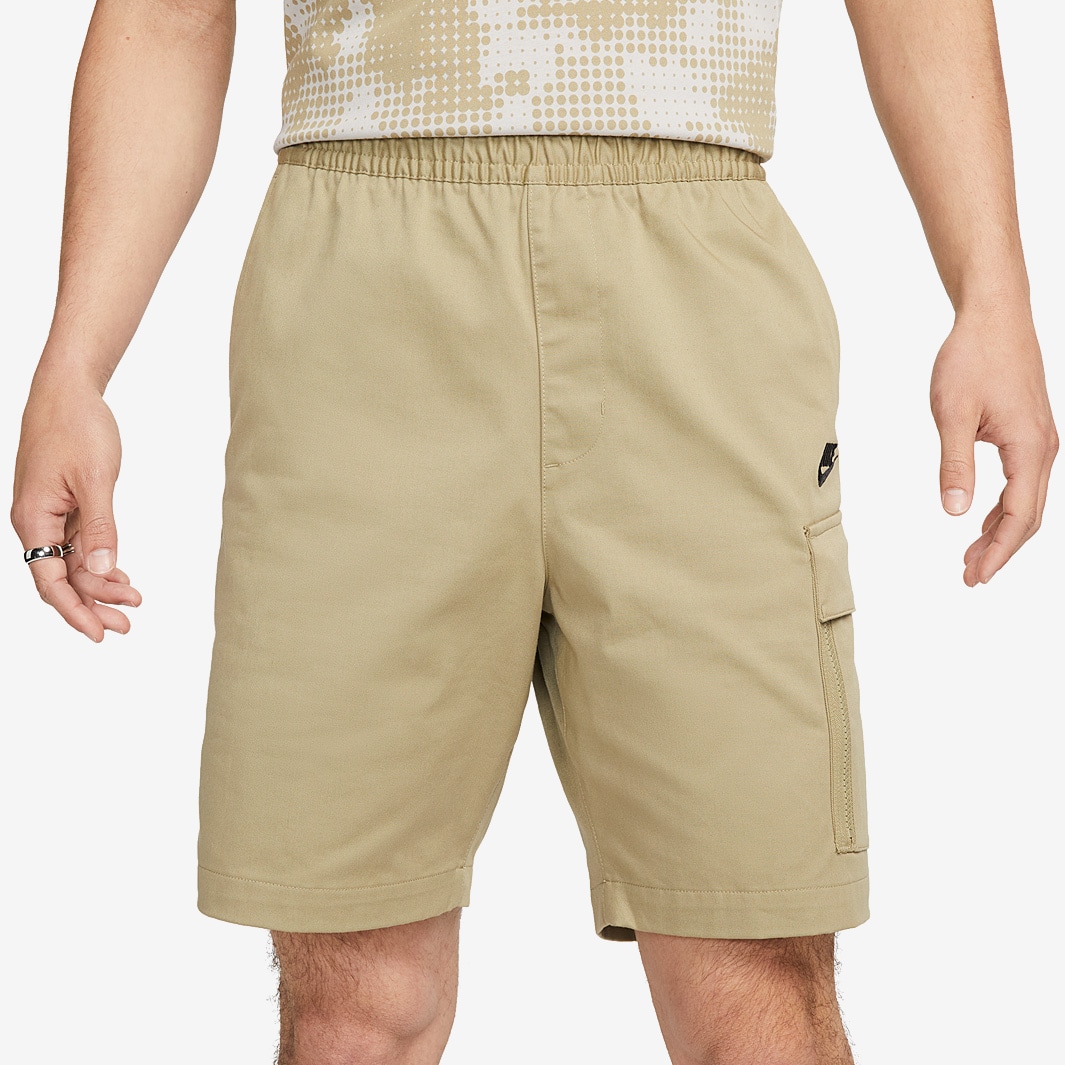 Nike Sportswear SPU Woven Shorts - Neutral Olive/Black - Bottoms - Mens ...