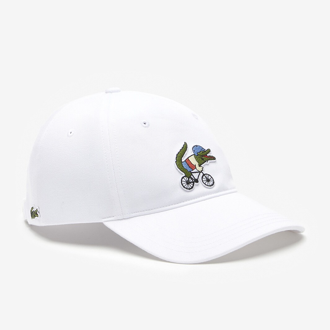 Lacoste X Netflix Sex Eduction Organic Cotton Cap White Headwear Mens Clothing Pro 3561