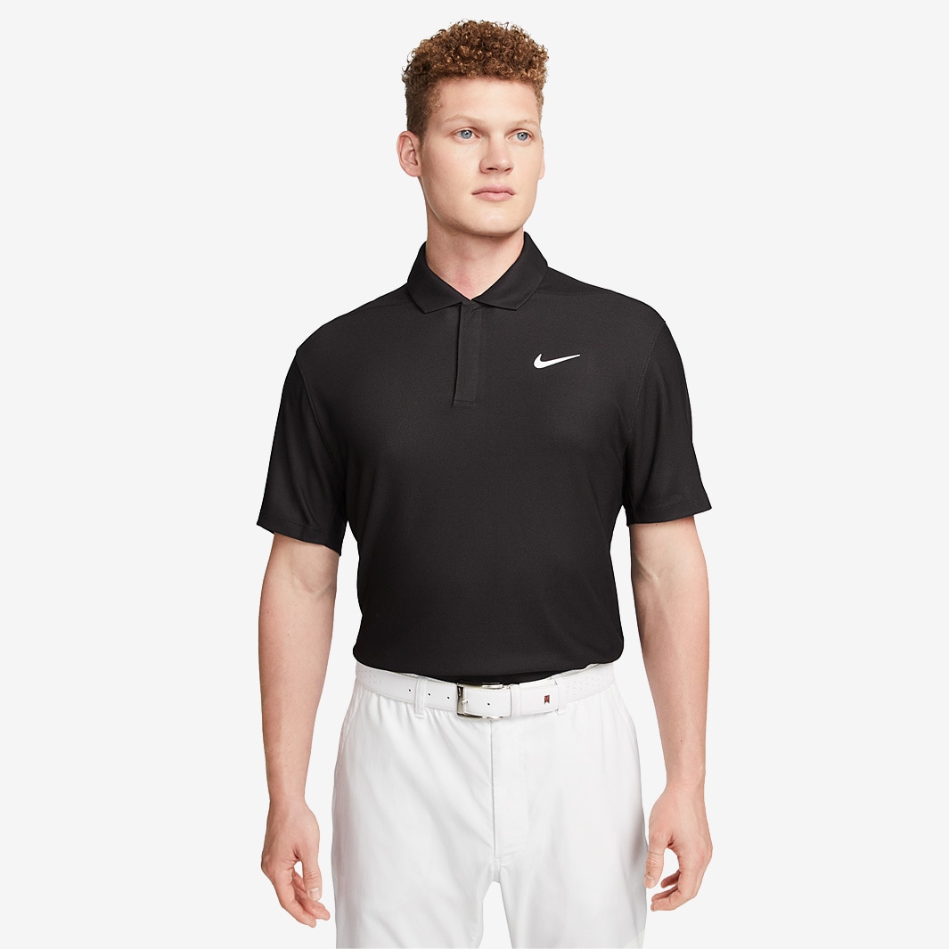 Nike Tiger Woods Tech Polo - Black/Anthracite/White - Mens Clothing ...