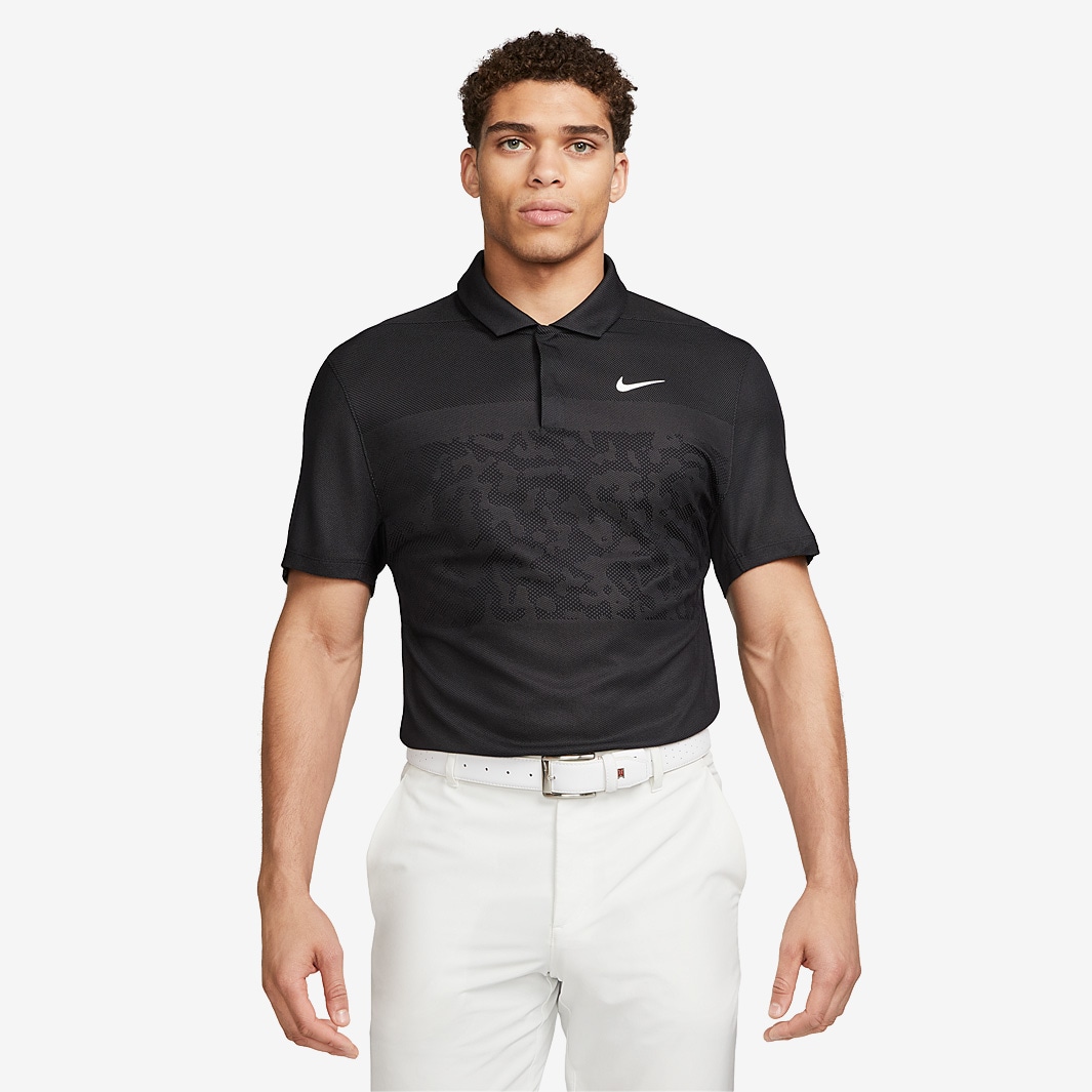 Nike Tiger Woods ADV Camo Polo - Black/Anthracite/White - Mens Clothing ...