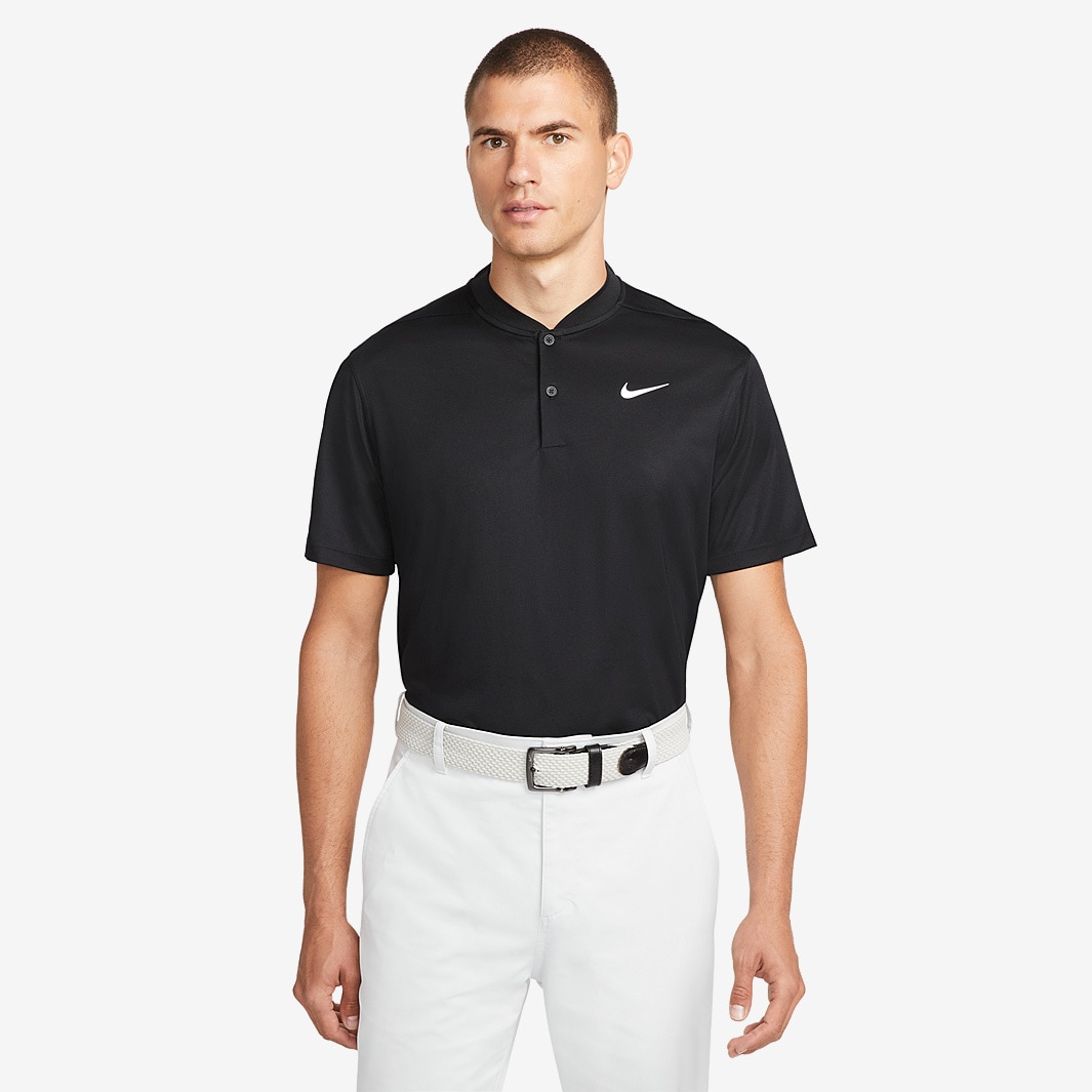Nike Victory Blade Polo - Black/White - Mens Clothing | Pro:Direct Golf