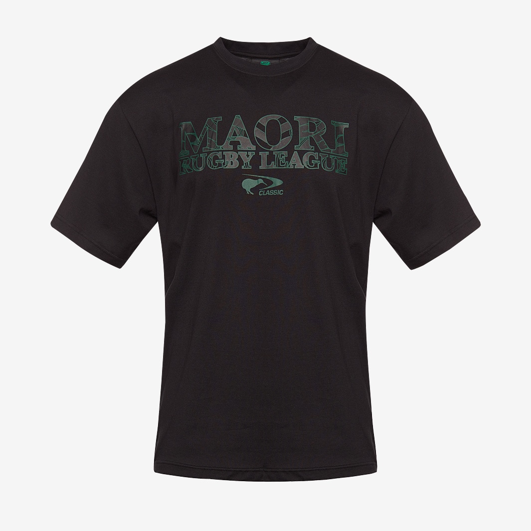 Classic Maori All Stars 2023 Supporter T Shirt Black Mens Replica   284195 Main Thumb 1342718 