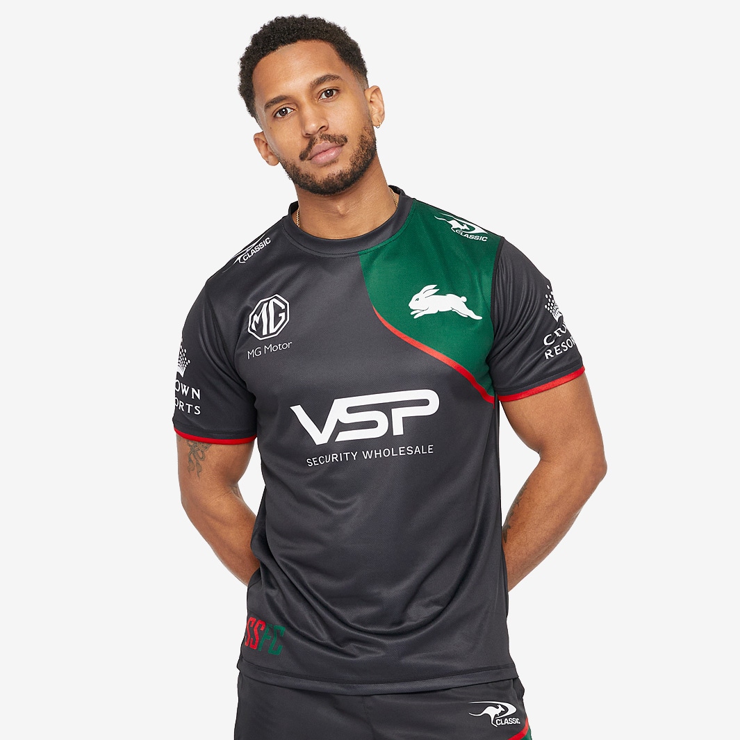 Classic South Sydney Rabbitohs 2023 Training Tee - Black - Mens Replica ...