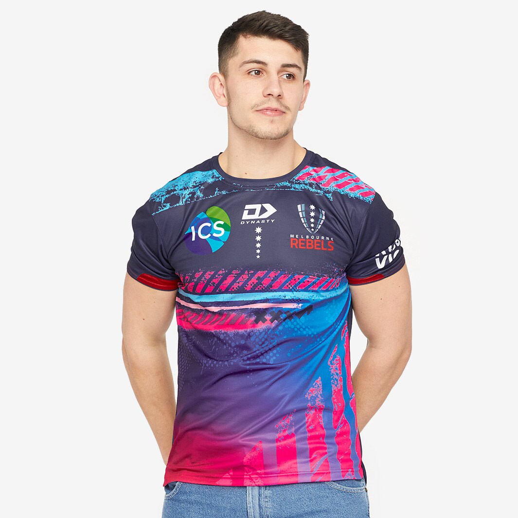 Dynasty Melbourne Rebels 2023 Training Tee - Navy - Mens Replica | Pro ...