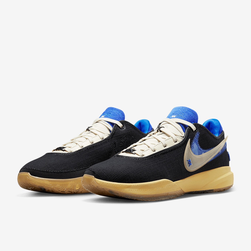 Nike LeBron 20 - Black/Coconut Milk/Hyper Royal - Mens Shoes | Pro ...