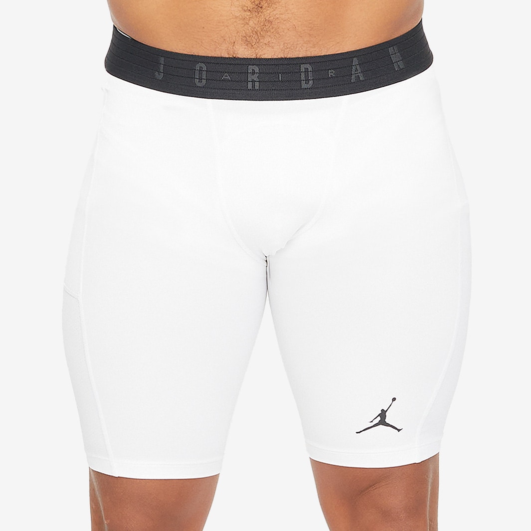 Jordan Sport Compression Shorts - White/Black - Mens Clothing