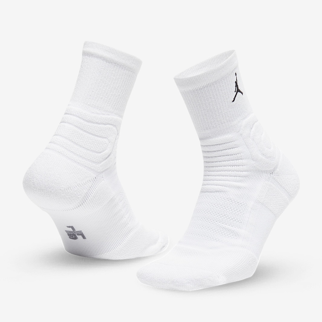 Jordan Flight Ankle Socks - White/Black - Accessories | Pro:Direct ...