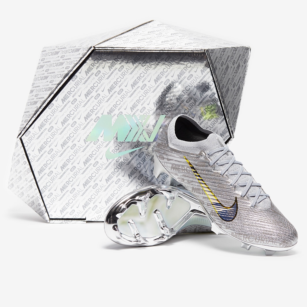 Nike Air Zoom Mercurial Vapor 15 Elite FG XXV - Metallic Silver