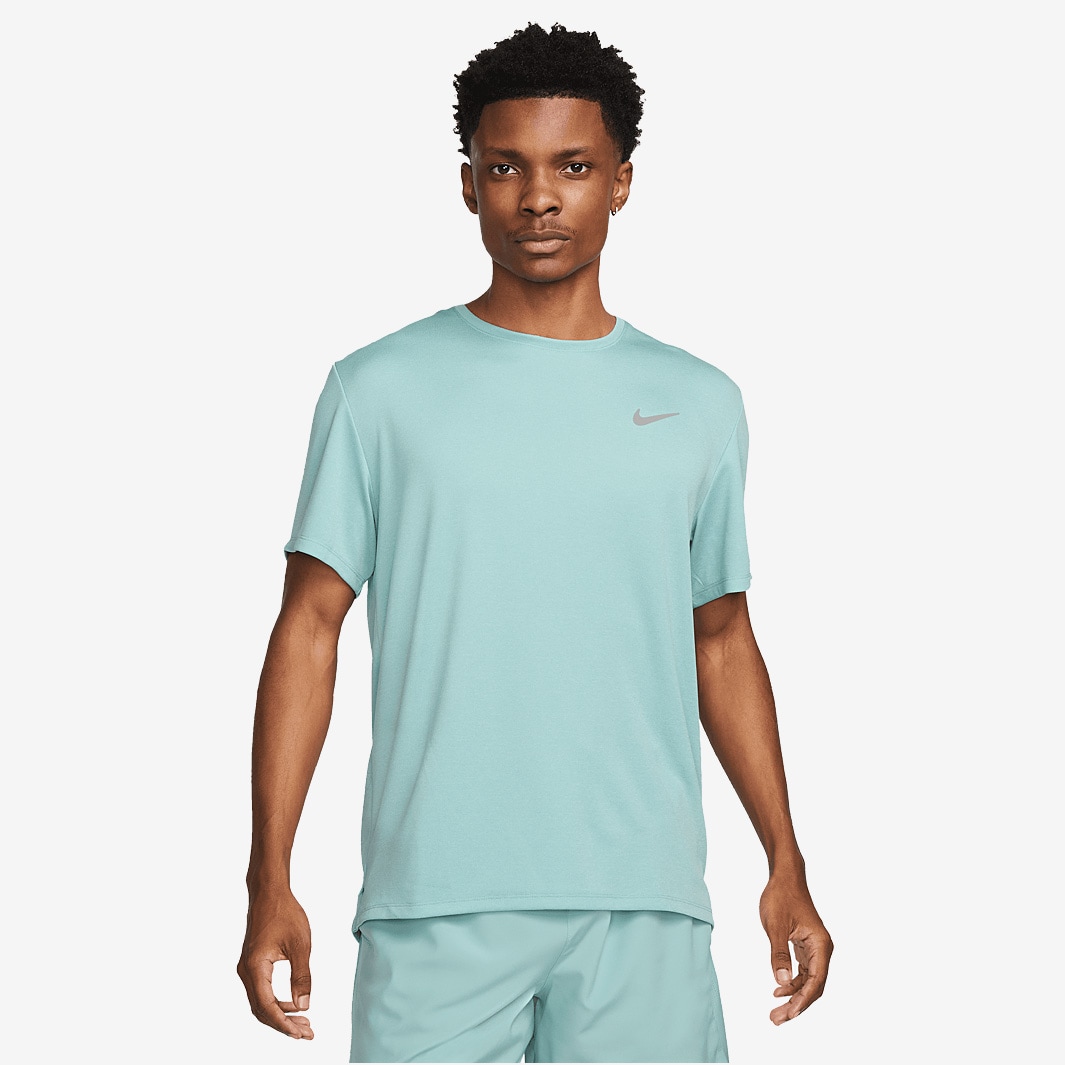 Nike Dri-FIT UV Miler T-Shirt - Mineral/Jade Ice/HTR/Reflective Silv ...