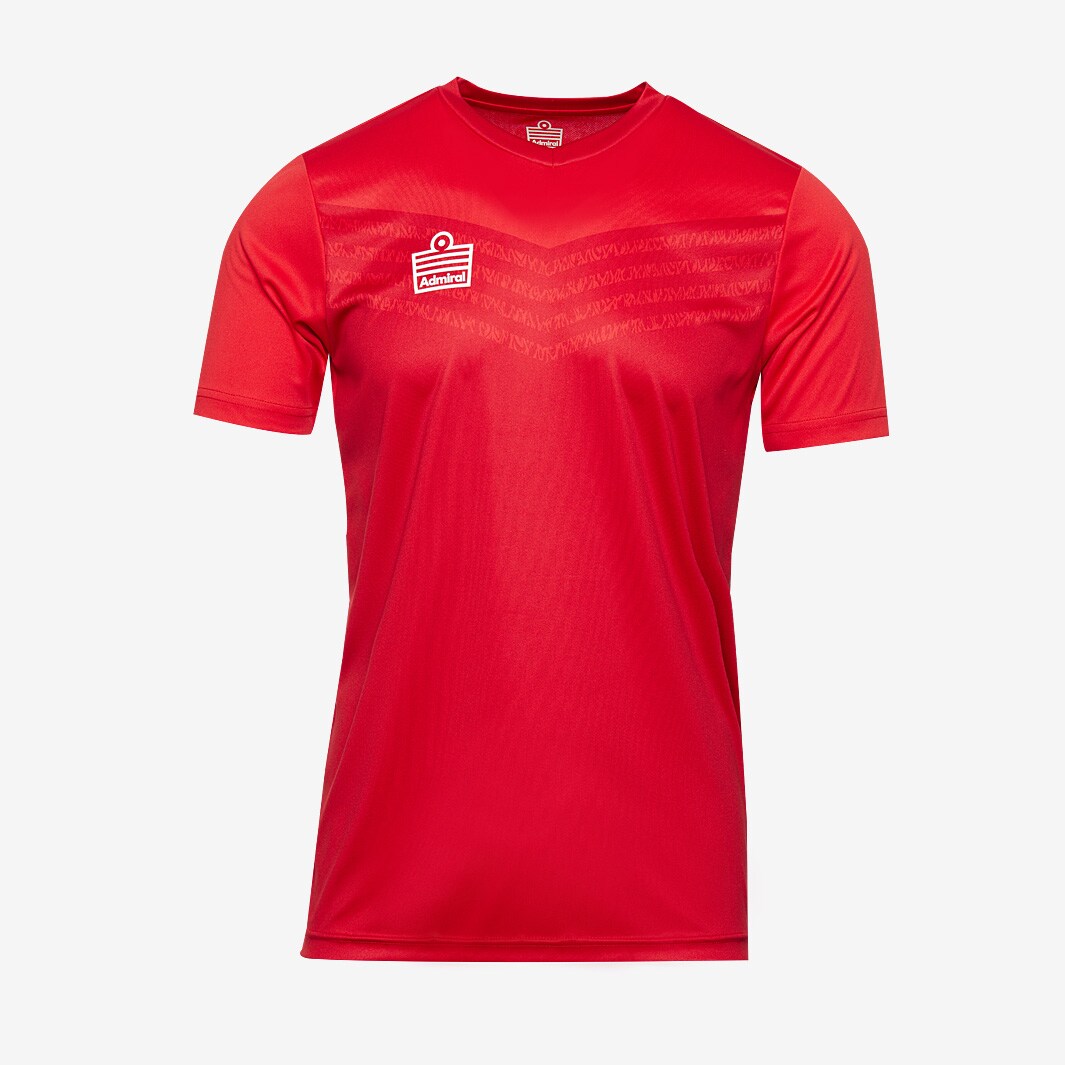 Admiral Flare SS Playing Shirt - Red - Mens Football Teamwear | Pro ...