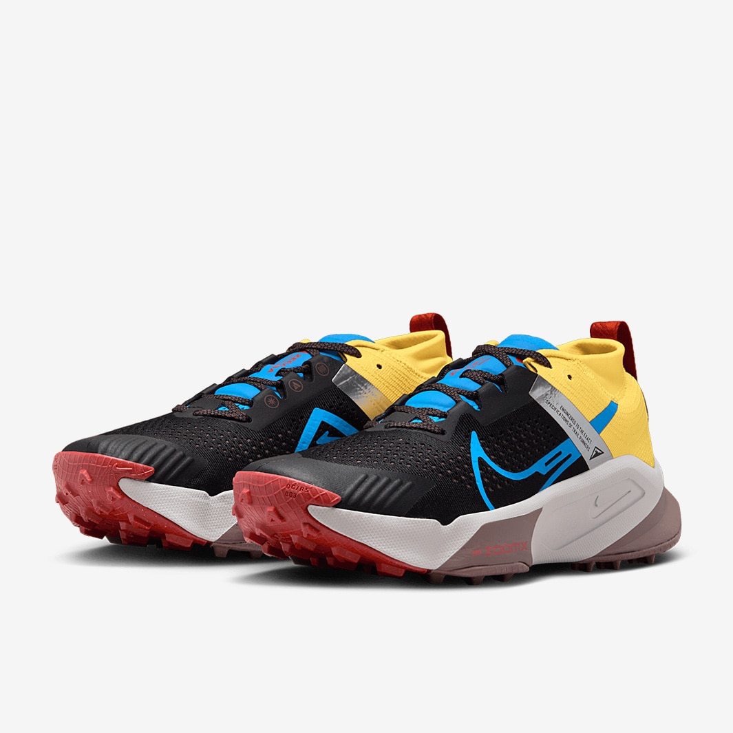 Nike ZoomX Zegama - Black/LT Photo Blue-Vivid Sulfur - Mens Shoes | Pro ...