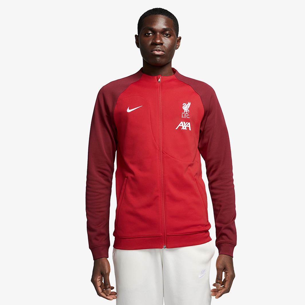 Nike Liverpool FC 23/24 Pre-Match Academy Anthem Jacket - Gym Red/Team ...