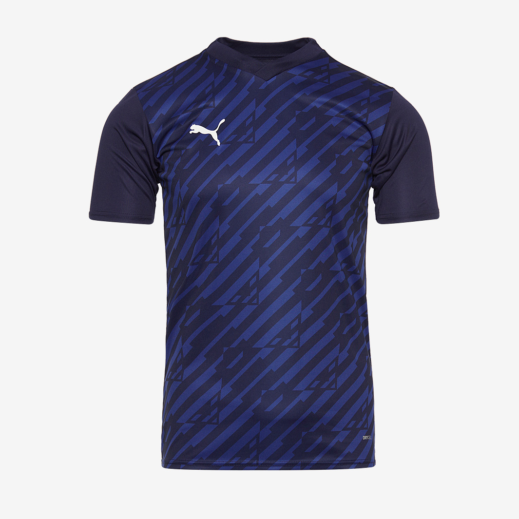 Puma Unisex Kids Navy Junior Teamultimate 23 Ss Shirt Size 5-6 Years