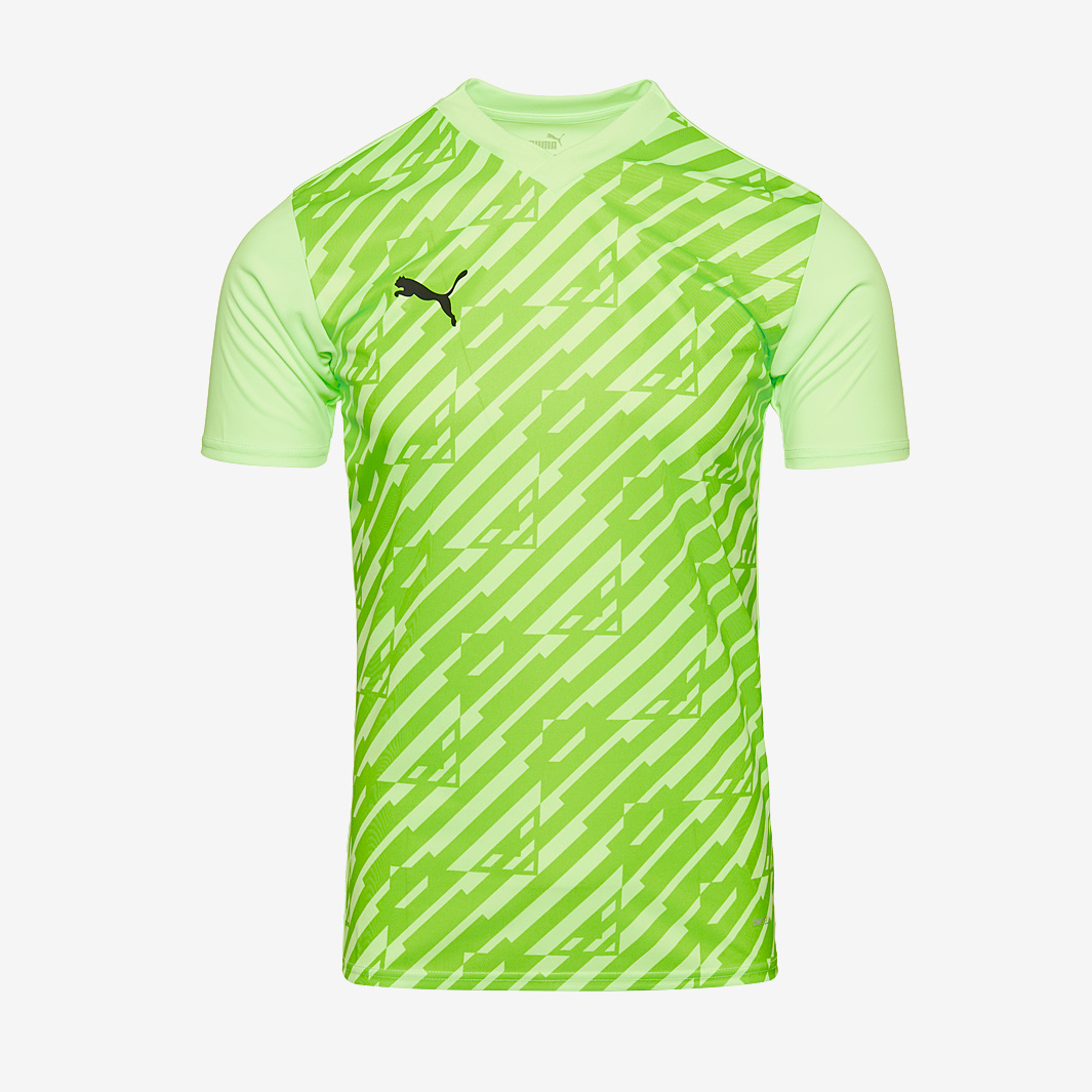 Puma Unisex Kids Green Junior Teamultimate 23 Ss Shirt Size 7-8 Years