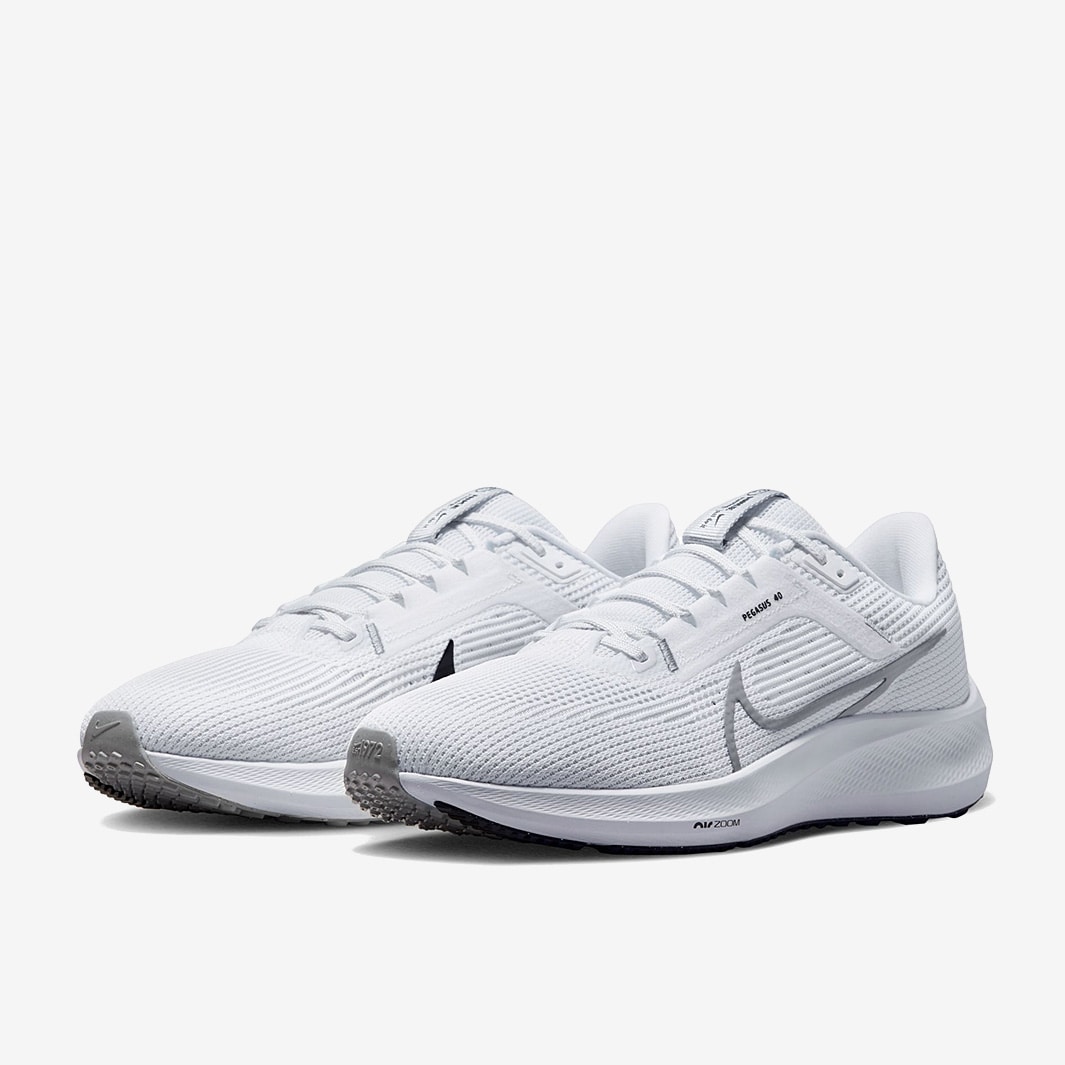Nike Air Zoom Pegasus 40 - White/Wolf Grey-Black-Photon Dust - Mens Shoes