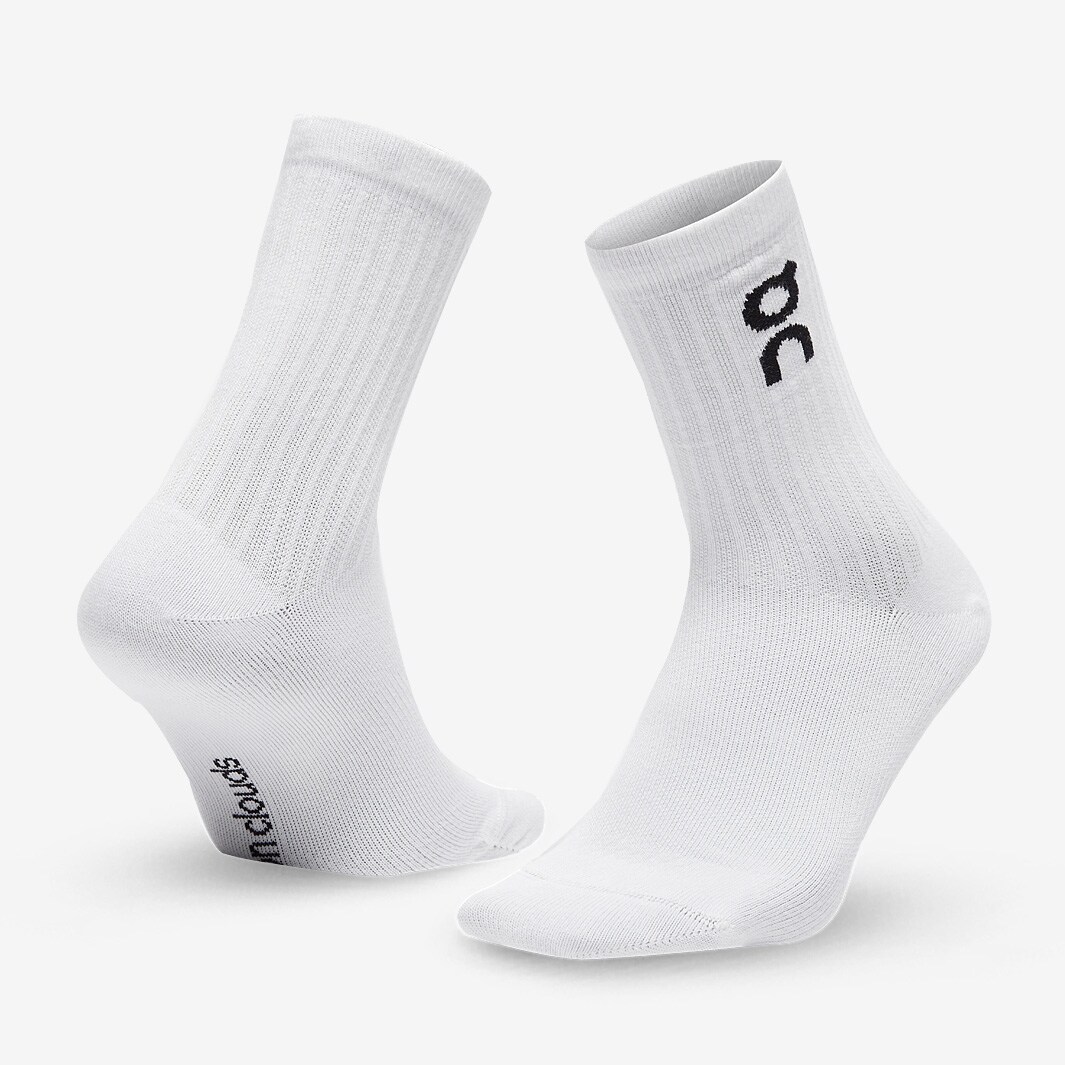 On Logo 3 Pack Sock - White - Socks - Accessories | Pro:Direct Soccer