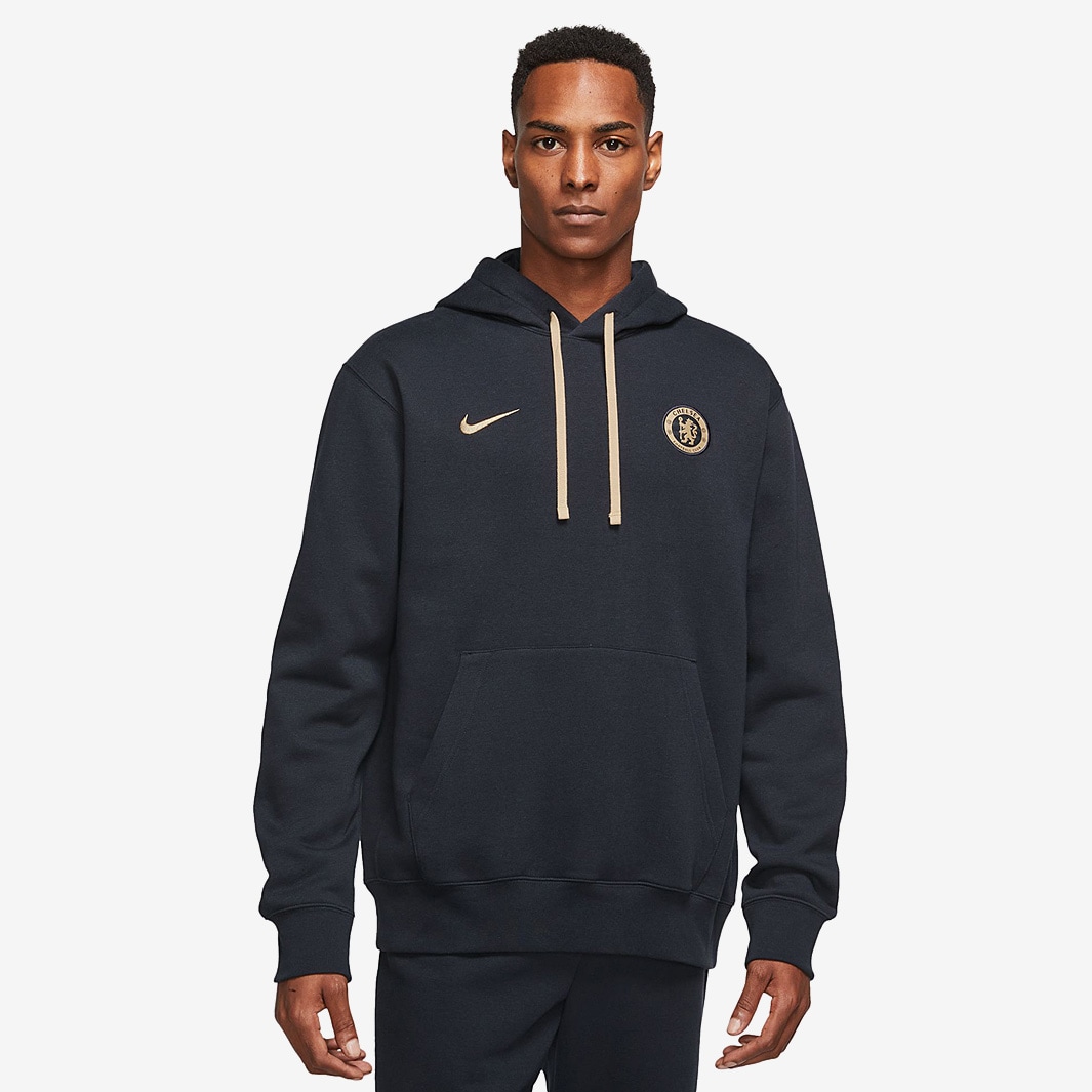 Nike Chelsea 23/24 NSW Club Hoodie - Pitch Blue/Club Gold - Mens ...