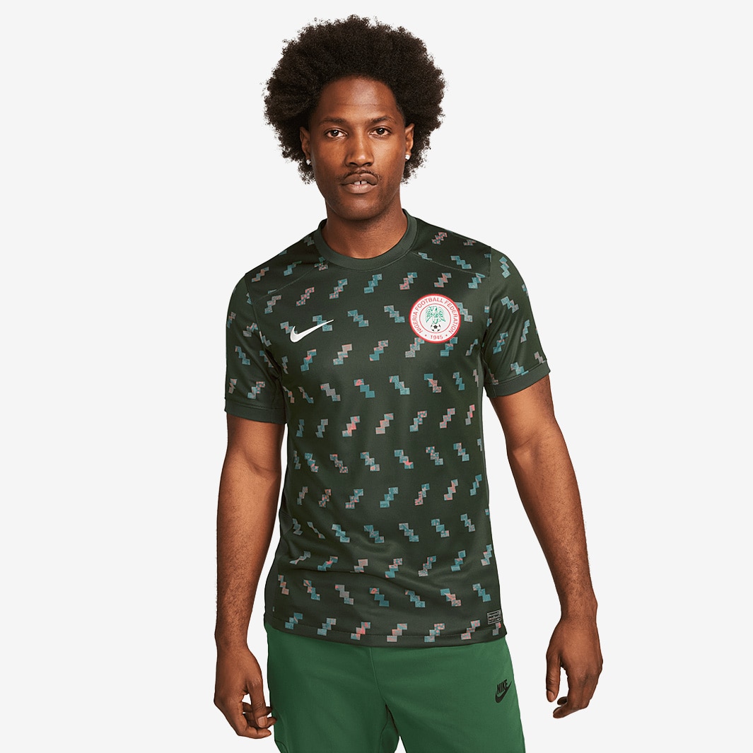 Nike Nigeria 2023 Dri-Fit Stadium SS Away Jersey - Night Forest/White ...