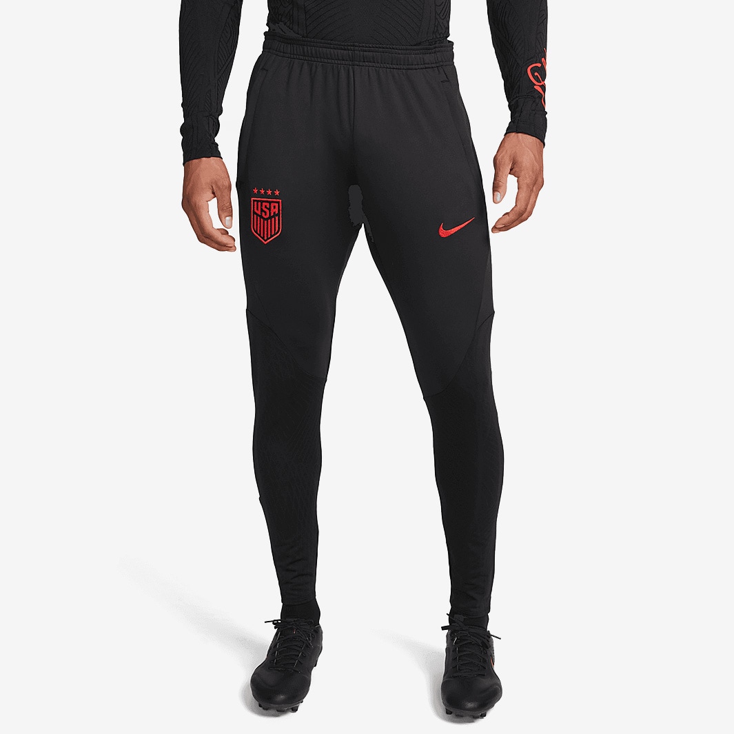 Portugees inhoudsopgave Van Nike USA 23/24 Dri-Fit Strike Pant - Black/Speed Red - Mens Replica 