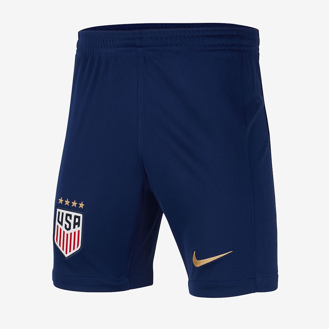 Nike Kids USA 23/24 Dri-Fit Stadium Home Short - Loyal Blue/Metallic ...