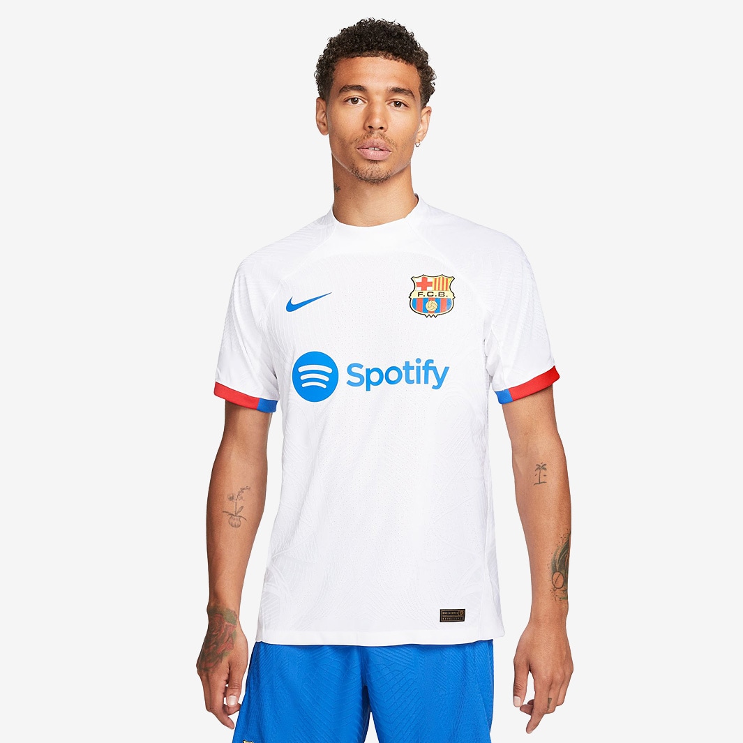 Nike Pedri Barcelona White 2023/24 Away Authentic Jersey