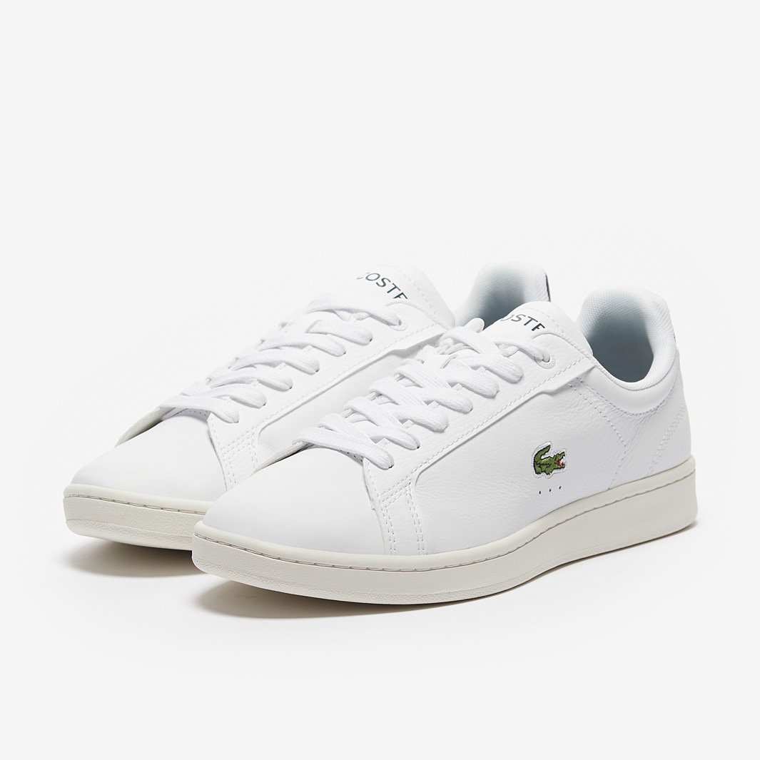 Lacoste Carnaby Pro - White/Dark Green - Trainers - Mens Shoes | Pro ...