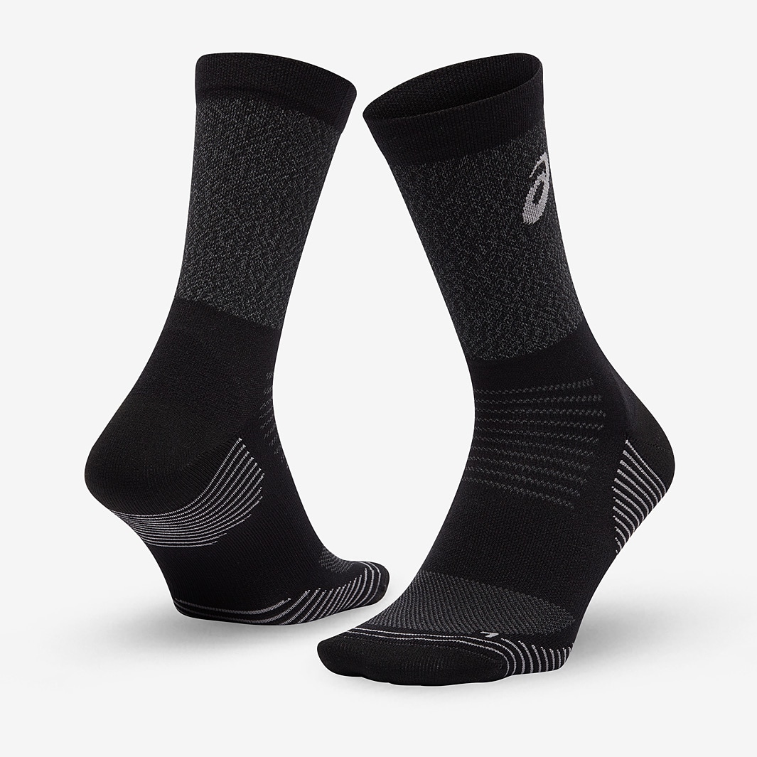 ASICS Lite-Show Run Crew Sock - Performance Black - Running Socks | Pro ...