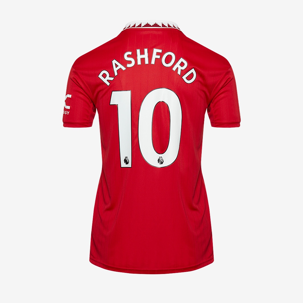 Adidas Manchester United 22 23 Home Shirt With Rashford 10 Printing 