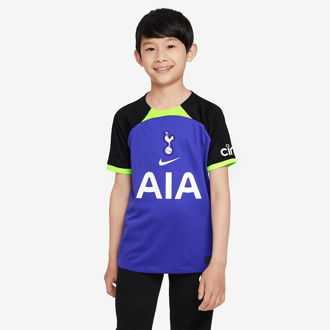 Nike Tottenham Hotspur 22/23 Kids Dri-Fit Stadium SS Away Shirt With ...