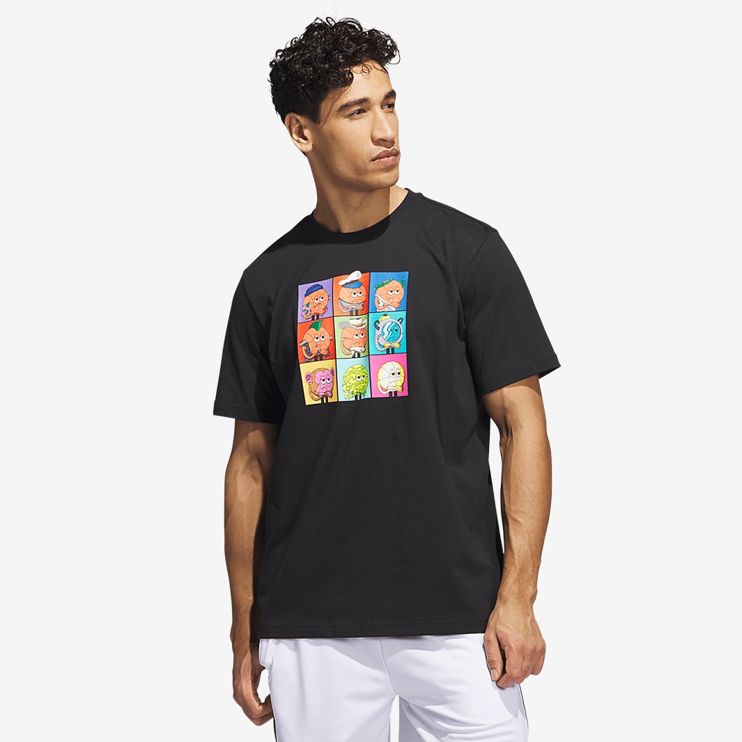 adidas Metaverse Lil Stripe PFP Shirt - Black - Mens Clothing | Pro ...