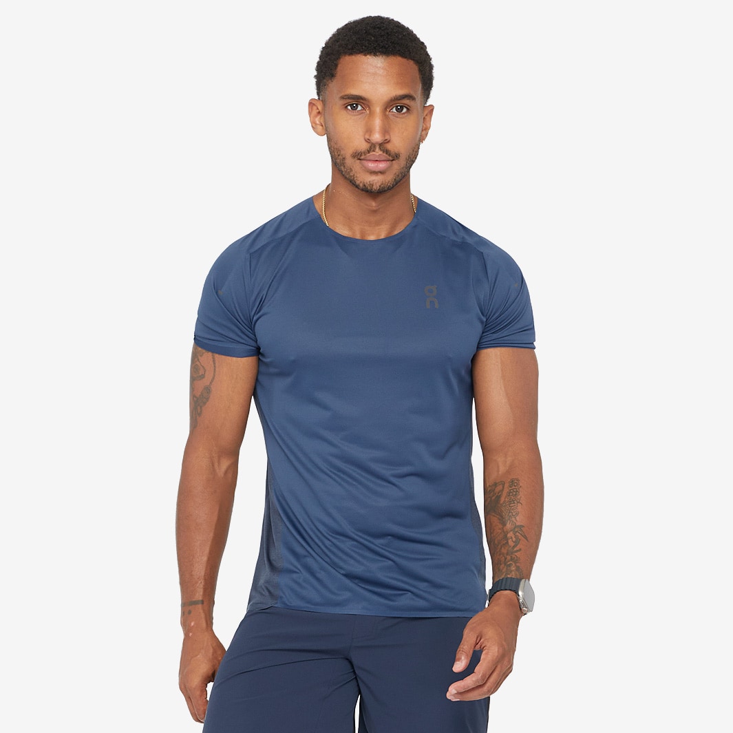 On Performance T-Shirt - Denim/Black - Mens Clothing | Pro:Direct Running