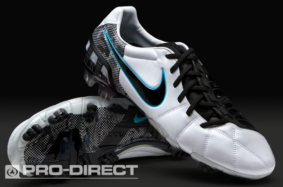 Nike Football Boots - Total 90 Laser Iii Fg - Firm Ground - Soccer Cleats -  White/Black/Chlorine Blue | Pro:Direct Soccer