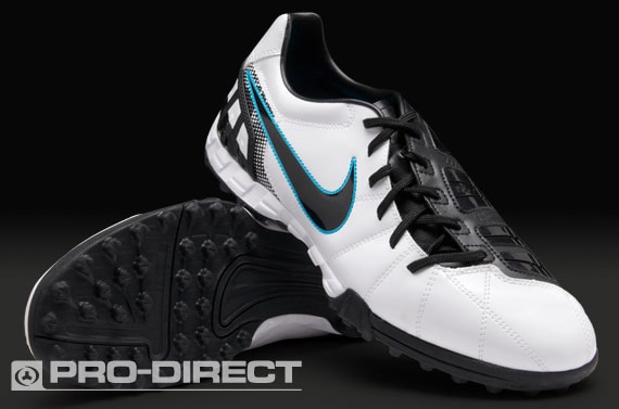 Nike Soccer Shoes - Nike 90 Shoot III Turf Mens Soccer Cleats White/Black/Chlorine Blue
