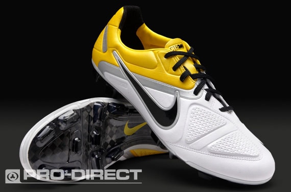 Nervio Deducir oler Botas de Fútbol- Nike - CTR360 - Maestri II - Elite - FG - Terreno - Firme  - Duro - Blanco - Amarillo | Pro:Direct Soccer