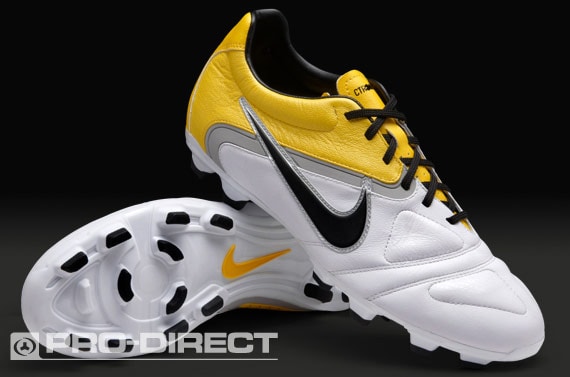 Botas de Fútbol - Nike - CTR360 - II - FG - Terreno - Duro - Firme - Blanco - Amarillo | Pro:Direct Soccer