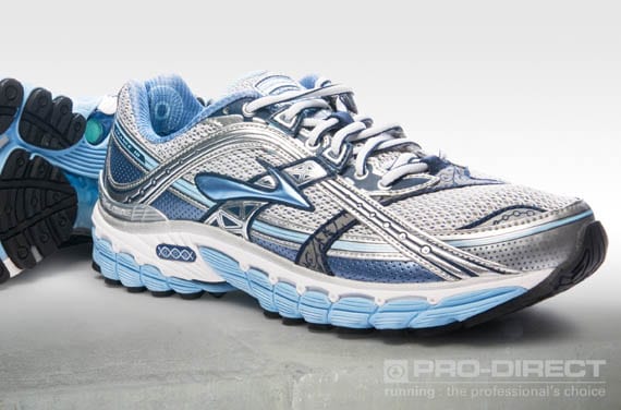 Brooks Wmns Trance 10 Shoes Womens Running Shoes Grey Silver Black Blue Pro Direct Running