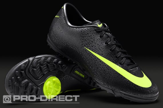 Zapatillas - Nike - Mercurial - Victory II - TF - Césped - Artificial - Negro - Verde | Soccer